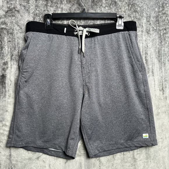 Vuori Other - Vuori "V" Cycled Board Shorts 33 Gray Trainer Performance Hybrid Stretch Unlined
